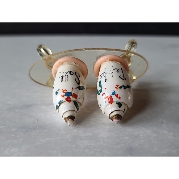 Shell Shaped Salt And Pepper Shaker Figurine, Vintage READ - Picture 8 of 10